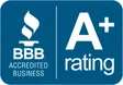 BBB Accredited Business A+ rating badge