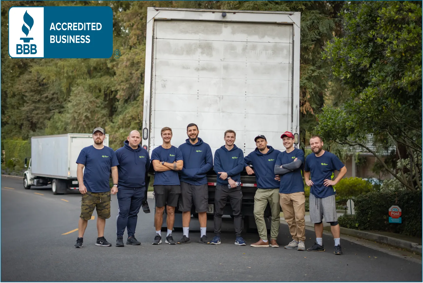 BBB A+ rating badge for Best California Movers