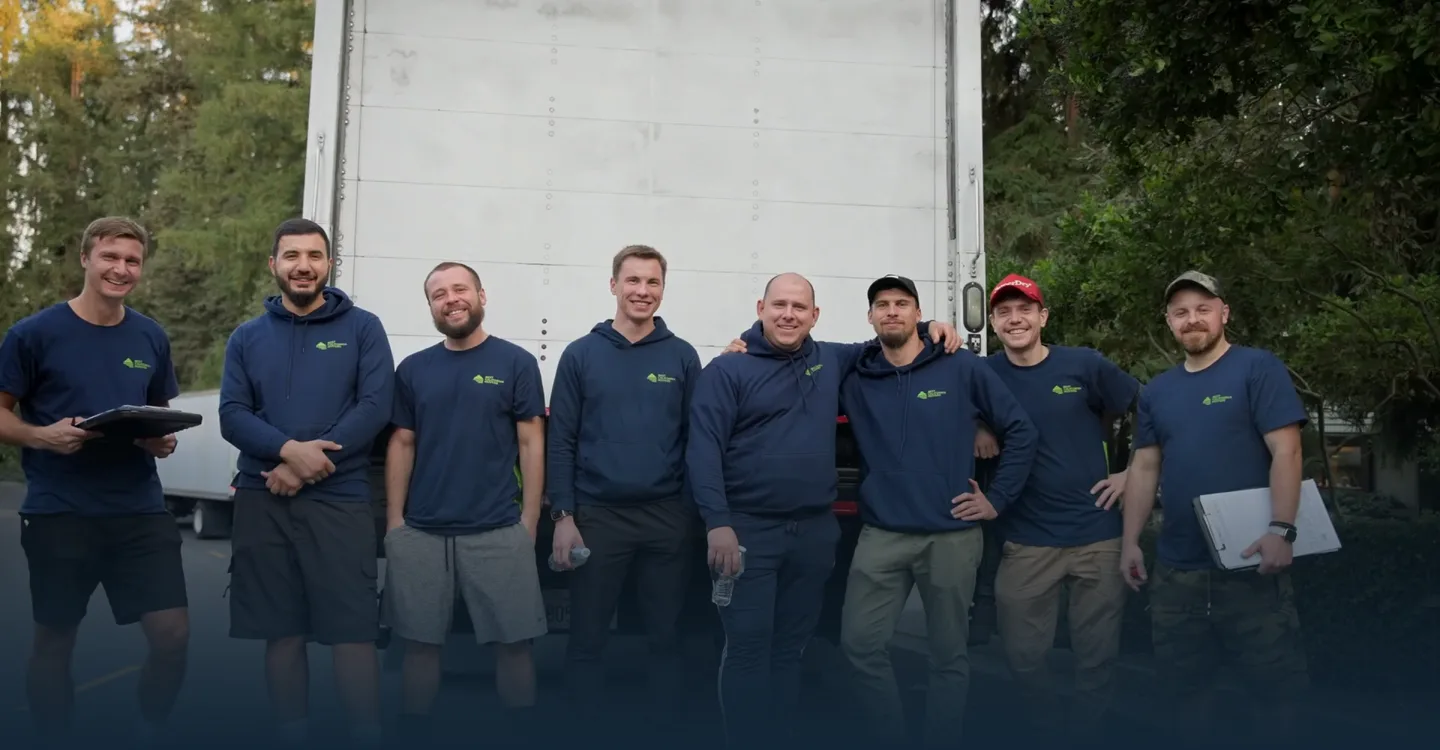 Best California Movers crew standing in front of a moving truck